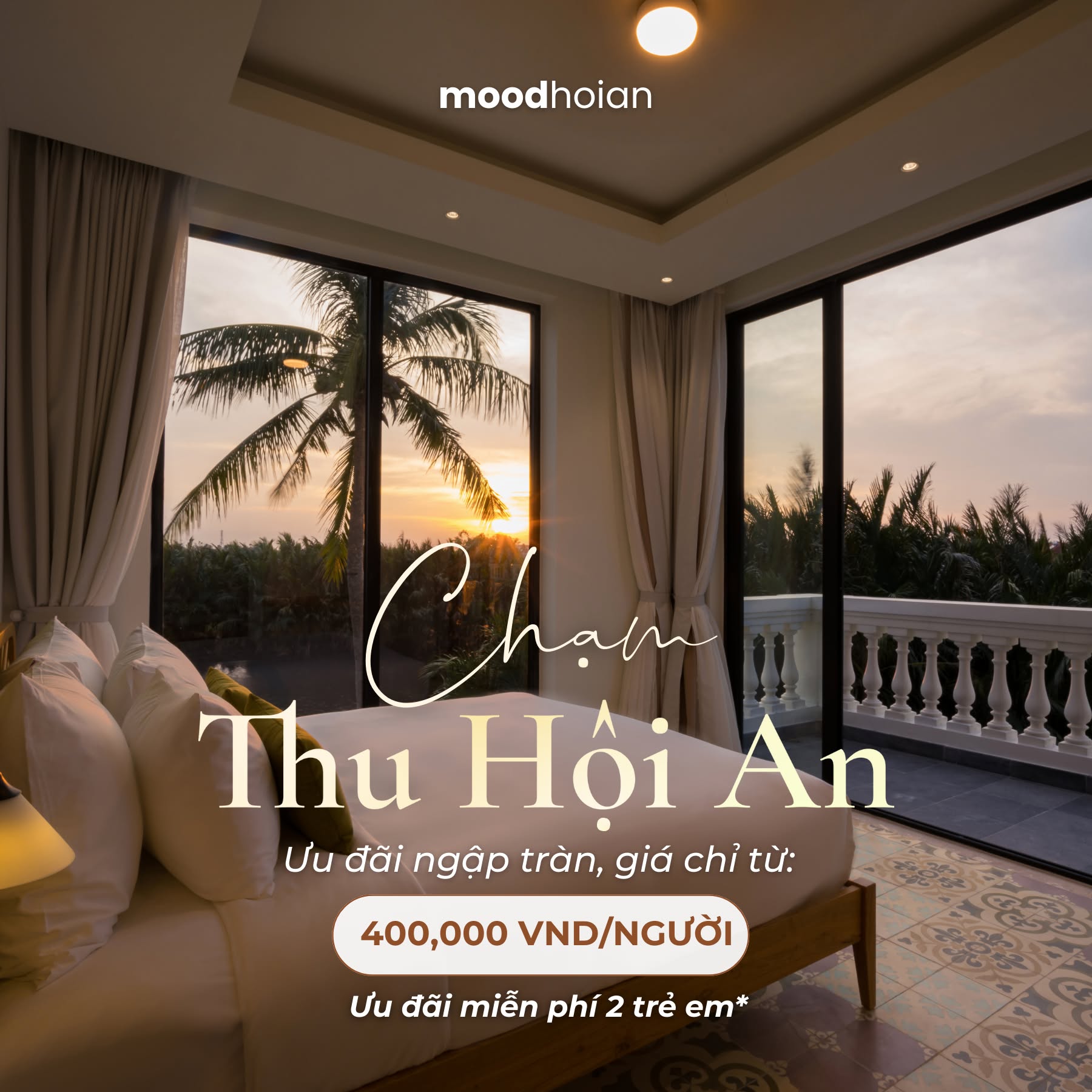 Chạm Thu Hội An - Ưu đãi đặt phòng chỉ từ 400.000 VND/người
